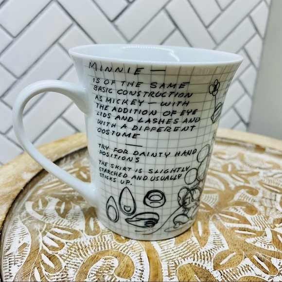 Disney Sketch Book Minnie Mouse Coffee Cup Mug 2008 - Picture 4 of 7